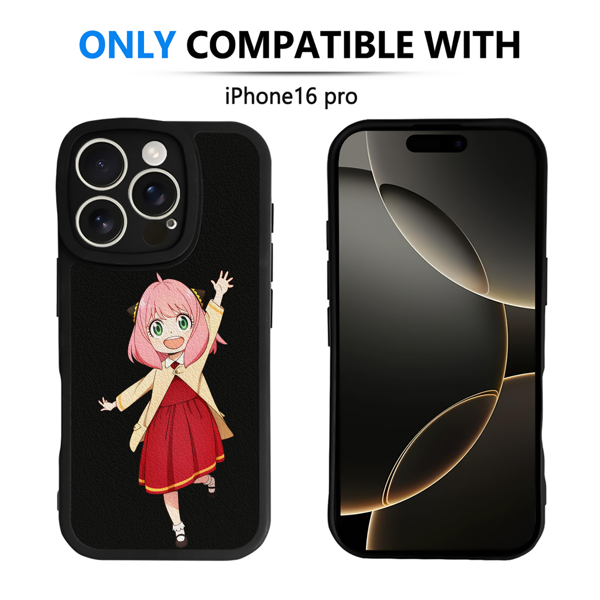 （画像用） SPY×FAMILY间谍家家酒 【iPhone 16シリーズ対応】シリコンスマホケース（レザー調） 材質：シリコン